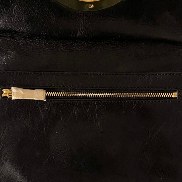 Tory Burch Black Logo Clutch Bag - Picture 3 of 9